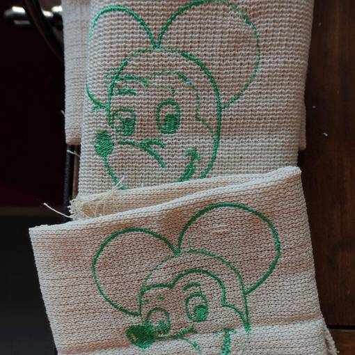 gestickte Mickey Maus